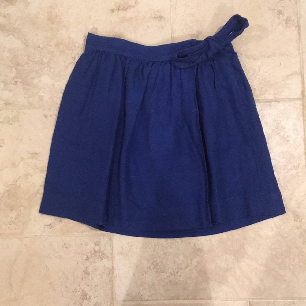 Blue skirt